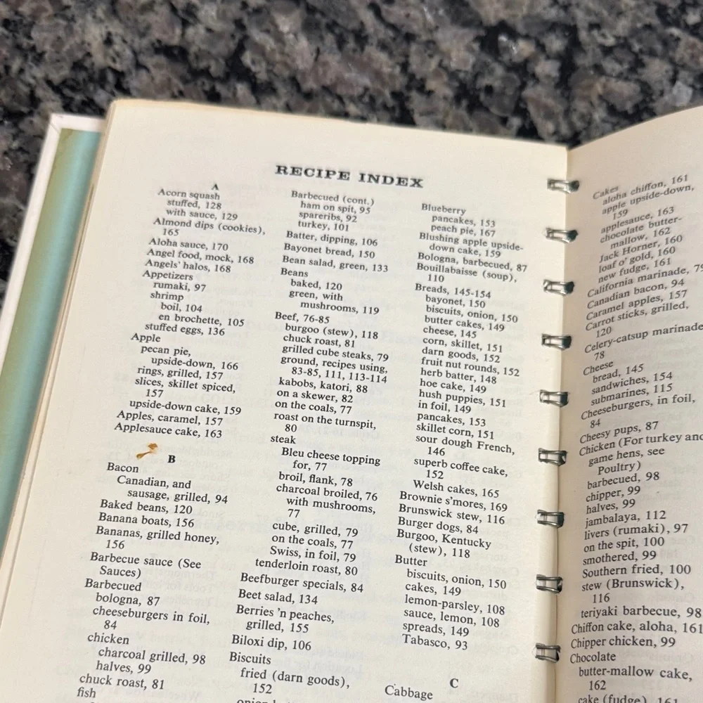 Betty Crocker Outdoor Cookbook Vintage 1961 EUC